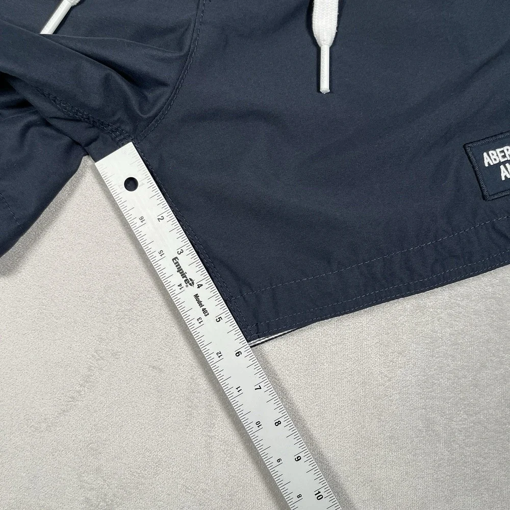 Vintage Abercrombie & Fitch‎ Men's XL Navy Mesh Lined Board Swim Shorts Trunks